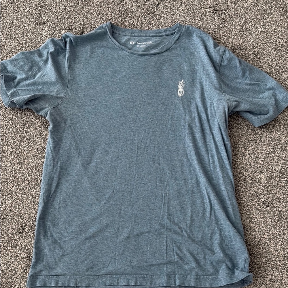 Travis Mathew Blue Short Sleeve Tee
